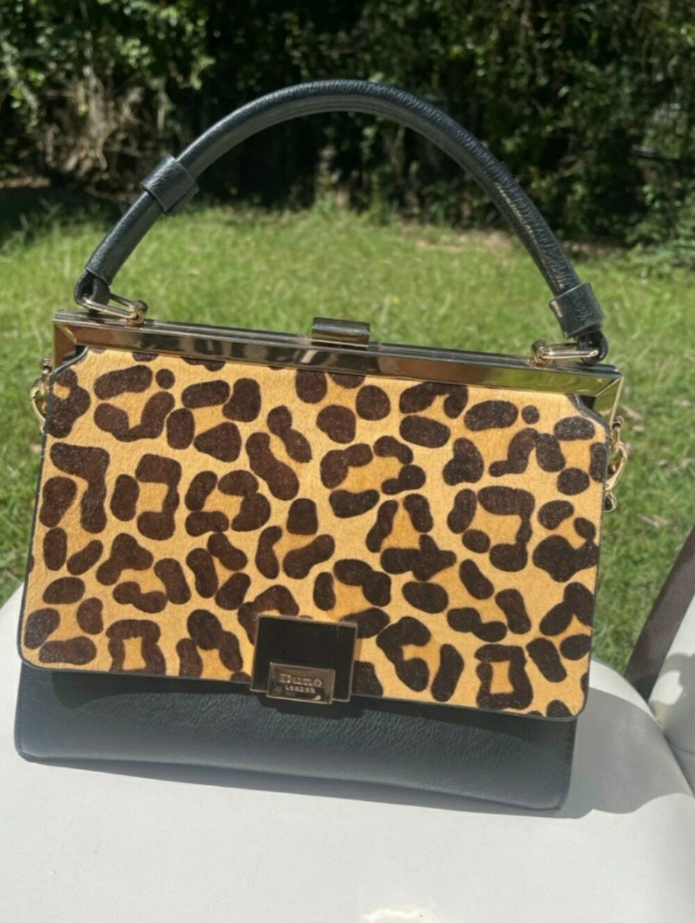 Dunne London Leopard Purse